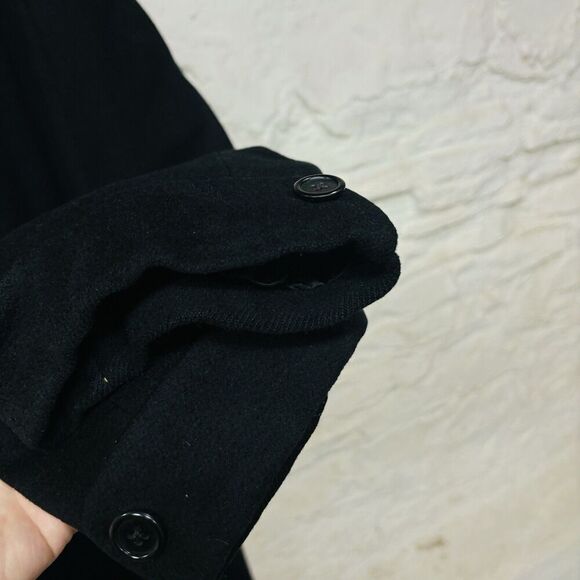 Vintage 60s Hart Schaffner Marx 100% Cashmere Silver Trumpeter Overcoat 42R 44R - Picture 5 of 10